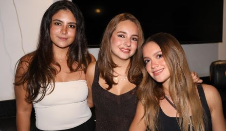 Cony Hermosillo, Andrea Barrón y Sofía Medina.