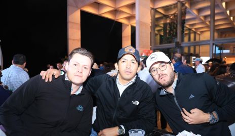  Diego Moreno, Andrés Gutiérrez y Paco Armendáriz.