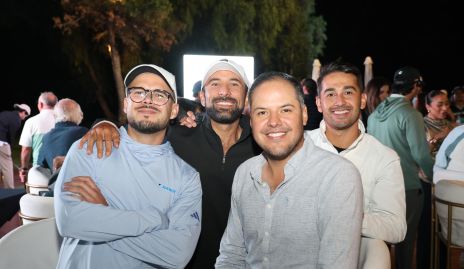  Humberto Acuña, Carlos Acuña, Eduardo López y Diego Rodríguez.