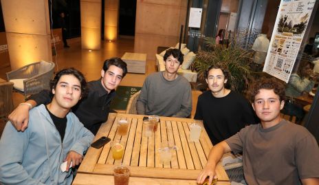  Demetrio Rivera, Paulo Alcalde, Alfredo Ayala, Andrés Díaz e Israel López.
