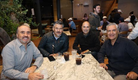  Alejandro Navarro, Eduardo Zacarías, Eduardo Nieto y Juan Manuel Piñero.