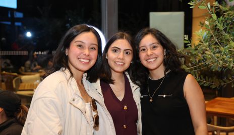  Marijó López, Sofía Huerta y Montse López.