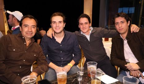  Ramón Martell, Mauricio Musa, Efraín Lozano y Diego Acosta.