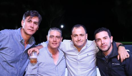  Hernán Arrondo, David Cortés, Juan Zapata y Ricardo Berrones.