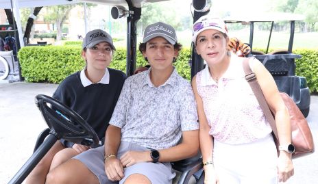  Barbara Lafuente, Eugenio Bule y Liliana Fernández.