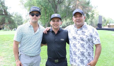  Roberto Silva, Jaime Villalobos y Oscar González.