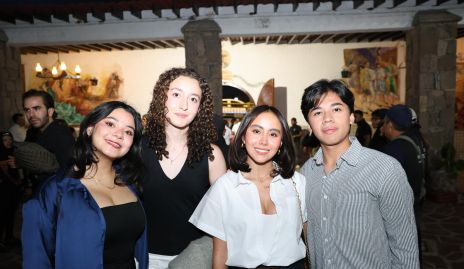  Dafne Marquez, Michelle Martin, Claret Xicoténcatl y Francisco Zavala.