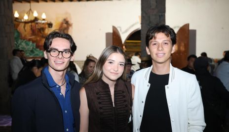  Carlos Rebolledo, Ximena Contreras y Eduardo Gaviño.