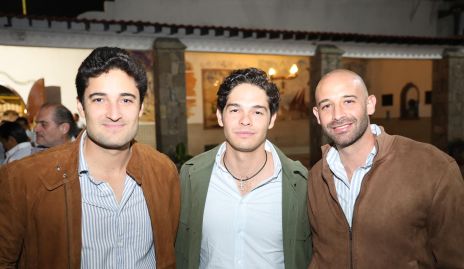 Rafael Jáuregui, José Manuel Gameros y Francisco Maza.
