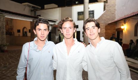  Santiago Conde, Diego Torres y Rodrigo Díaz.