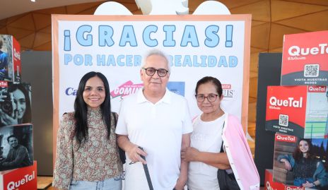  Diana Nájera, Ricardo Nájera y Juanita Ramírez.