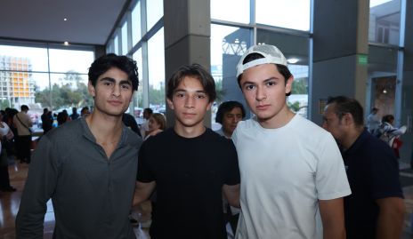  Diego Huerta, Jacobo Manzur y Marco Loredo.