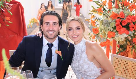  Jorge Pablo Martínez y Faustina Villarreal ya son esposos.