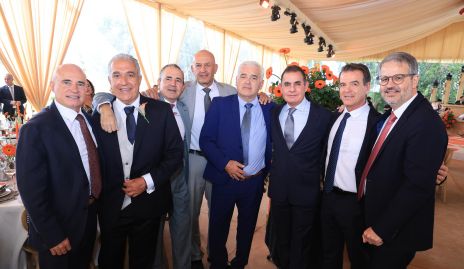 El papá de la novia con sus amigos, Tomás Alcalde, Oscar Villarreal, Gerardo Valle, Miguel Abud, Sergio Ramírez, Eduardo Zendejas, Keko Mendizábal y Toño Torre.