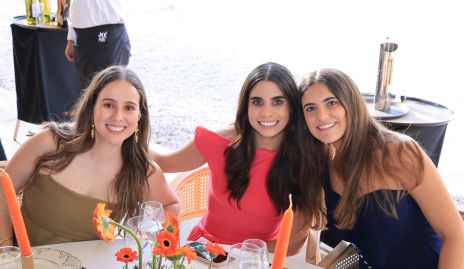  Ana Lucía Esparza, Chío de la Vega y María Dolores Gómez.