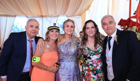  Jorge Villarreal, Ivette Coulón, Pupi García, Claudia Revuelta y Oscar Villarreal.