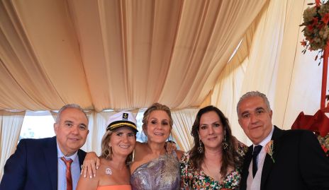  Jorge Villarreal, Ivette Coulón, Pupi García, Claudia Revuelta y Oscar Villarreal.