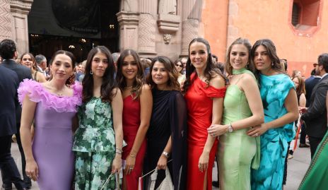  Claudia Pérez, Paola Dávila, Car, Daniela Fonseca, María Cueli, Camila Fernández y Analú Díaz.