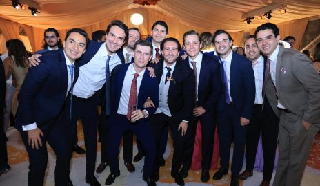  Jorge Pablo Martínez con sus amigos.