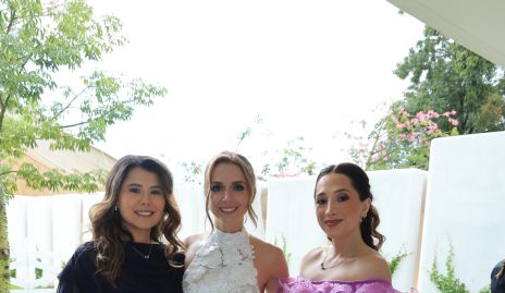 Daniela Fonseca, Faustina Villarreal y Claudia Pérez.