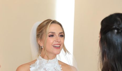  La hermosa novia Faustina Villarreal.