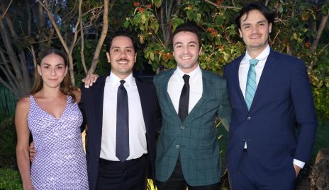  Andrea Villasana, José Miguel Muñoz, Edmundo Charavate y Emilio González.