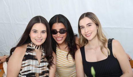 Valeria de la Vega, Ana Cecilia Rodríguez y Estefanía Calvillo.