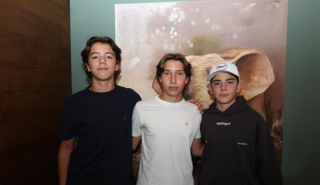  Luis Narváez, André Medlich y Pepe Tamez.