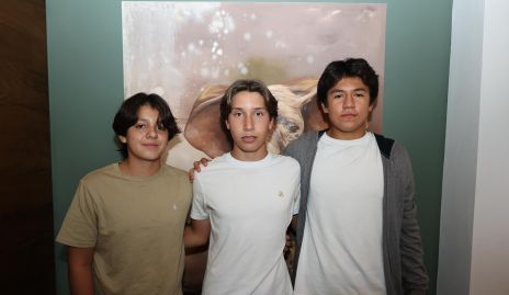  Pablo Barrón, André Medlich y Mateo Torres.