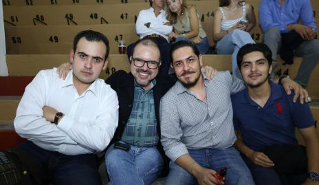  Derlie Camacho, César Barbabosa, Federico Sánchez y Leonardo Flores.