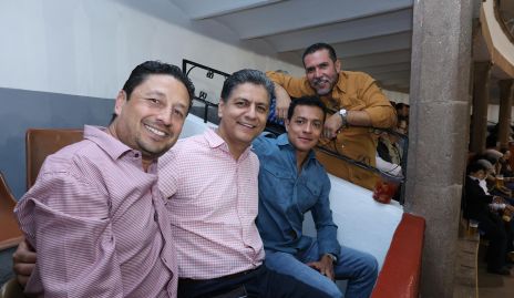  Rodrigo Torres, Fernando Rivera, Gustavo Barrales y Sergio Muñoz.