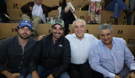  Diego Aguilar, Paulo Aguilar, Claudio Guerra y José Luis Aguilar.
