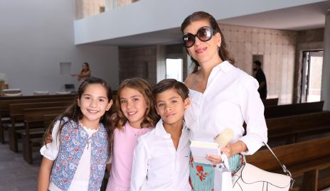  Isa Garza, Carlota Rosillo, Sebastián Rosillo y Sofía Múzquiz.