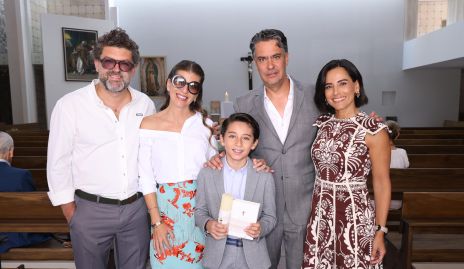  Mauricio Ruiz, Sofía Múzquiz, Mateo Moctezuma, Sebastián Rosillo y Anilú Enriquez.