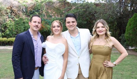  Gustavo Lapuente, Gisell Villaseñor, Javier Álvarez y Ale Flores.