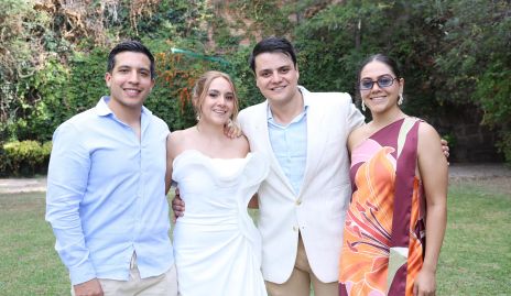  Raúl Trujillo, Gisell Villaseñor, Javier Álvarez y Mariana Villaseñor.