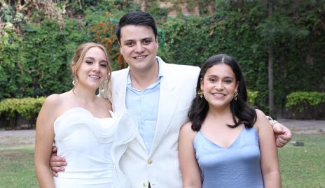 Gisell Villaseñor, Javier Álvarez y María Fernanda López.