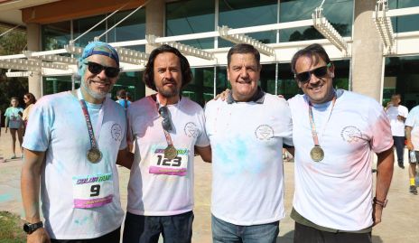  Alejandro García, Jaime Valle, Alejandro Muñoz y Oscar Valle.