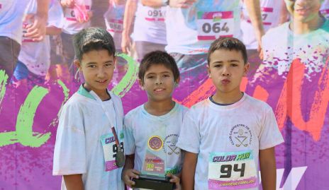  Emiliano Valle, Alejandro García y Mateo Valle.
