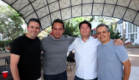  Pepe Alonso, Ángel Torres, Daniel Zollino y Pepe Vega.