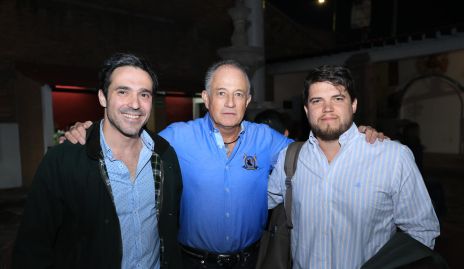  Camilo Gómez, Fernando Loza y Ricardo de la Torre.