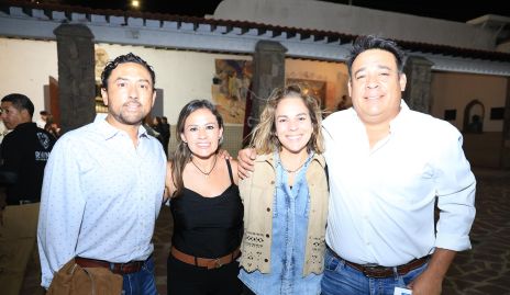 Francisco López, Tere Cadena, María Rodríguez y Emmanuel Guevara.
