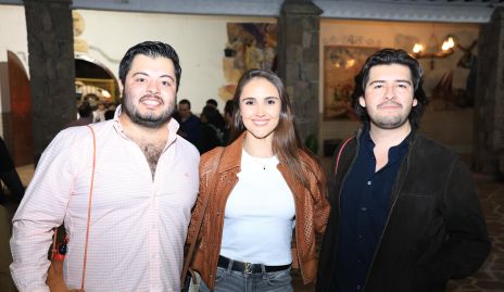  Gerardo Martínez, Paulina Cantú y Gerardo Bocard.