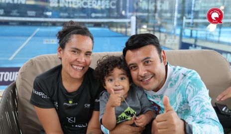  Nayelli González, Jesús y Mauro Arenas.