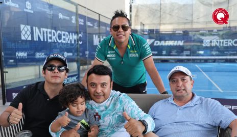  Mauro Arenas, Jesús Arenas, Mauro Arenas, Edgar Núñez, Edgar Alba y Daril Meléndez.