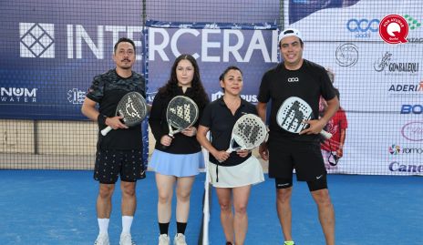  Israel Rivera, Mariana Lira, Montserrat Núñez y Jaime Meléndez.