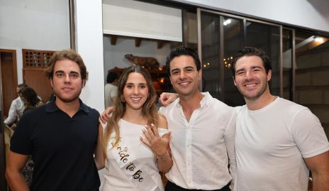  Tomás Alcalde, Chiara Pizzuto, Gerardo Valle y Miguel Meade.