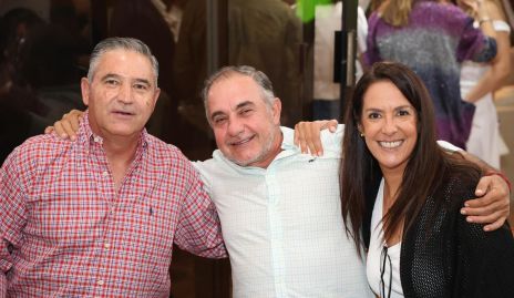  José Eduardo Maza, Javier Alcalde y Delia Iduarte.