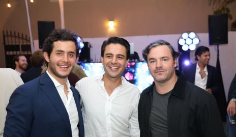  Julián Abud, Gerardo Valle y Luis Antonio Mahbub.