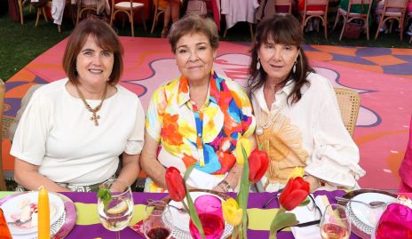  Leticia Vázquez, Araceli Benavente y Edy de Castro. 